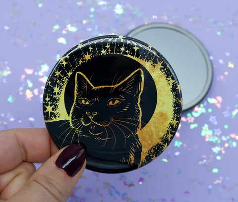 Dream Cat Pocket Mirror