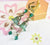 Green Lucite Flower Earrings