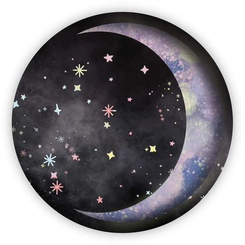 Galaxy Moon Sticker