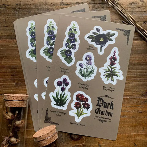 Dark Garden Sticker Sheet