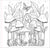 Mushrooms Adult Coloring Book