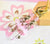 Pink Lucite Flower Earrings