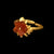 Scarlet Mums Ring, Adjustable