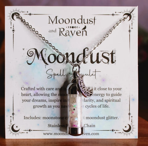 Moondust Spell Jar Amulet Necklace
