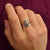 Silver Adjustable Rose Ring