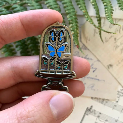 Butterfly Dome Enamel Pin