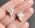 Spooky White Ghost Stud Earrings