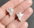 Spooky White Ghost Stud Earrings