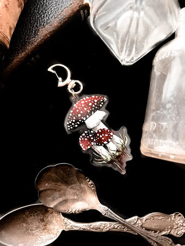 Mushroom Keychain