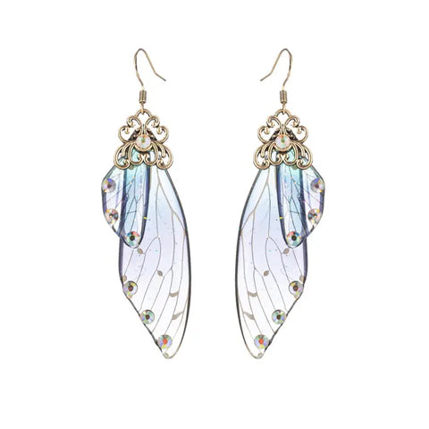 Glass Crystal Fairy Earrings