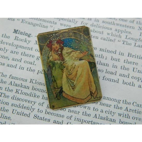 Mucha's Princess Hyacinth Pin
