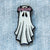 Flower Crown Ghost Enamel Pin