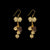 Wild Grape Vine Dangle Wire Earrings