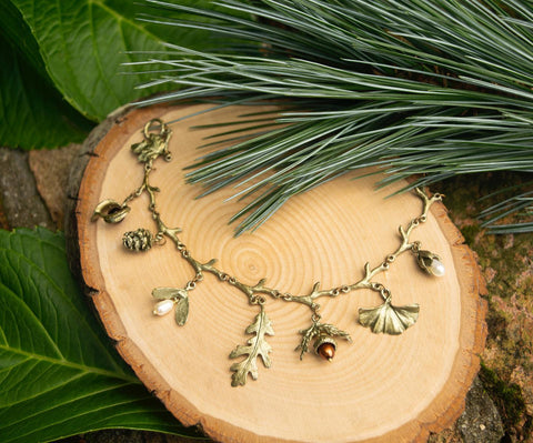 Acorn & Oaks Charm Bracelet