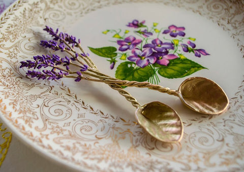 Lavender Spoon Set