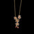 Peach Blossom 16" Y Pendant