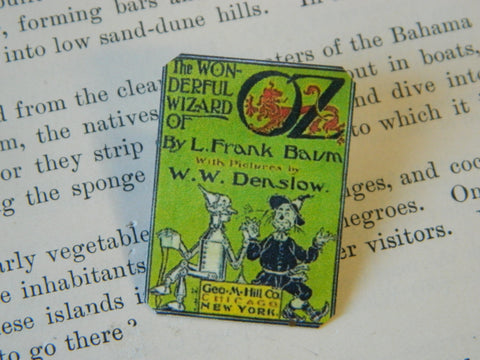 Wizard of Oz Book Cover Pin