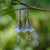 Skadi Arctic Blue Flower Earrings