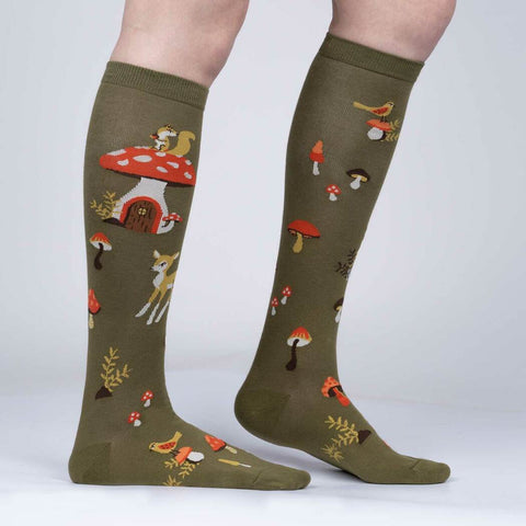 Shroom and Board Knee High Socks