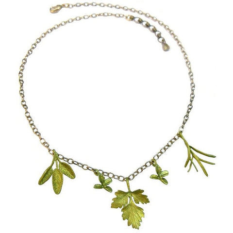 Petite Herb Charm Necklace