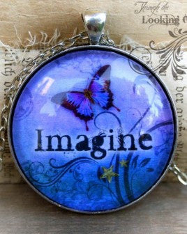 Imagine Looking Glass Pendant