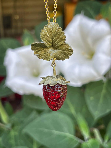 Strawberry Large Berry Pendant