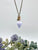 Purple Faerie Dust with Brass Chain