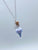 Purple Faerie Dust with Silver Plated Chain