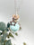Green Faerie Dust with Silver Plated Chain