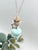 Green Faerie Dust with Silver Plated Chain