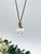 White Faerie Dust with Brass Chain