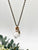 White Faerie Dust with Brass Chain