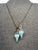 Green Faerie Dust with Brass Chain