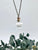 White Faerie Dust with Brass Chain