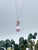 Pink Faerie Dust with Silver Plated Chain