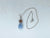 Blue Faerie Dust with Silver Plated Chain