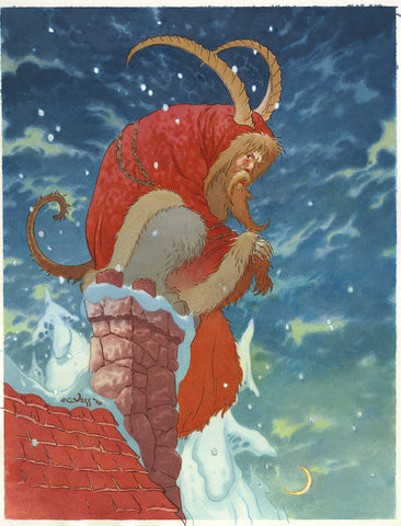 1 Year Gift Sub & Charles Vess Krampus Card