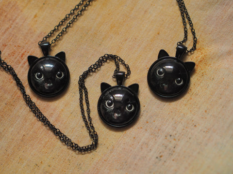 Enchanting Black Cat Necklace