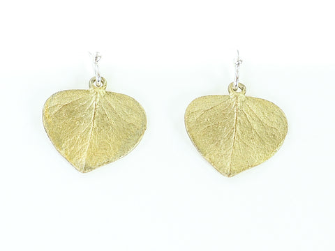 Eucalyptus Leaf Wire Drop Earring