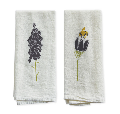 Foxglove and Crocus Napkin Set