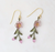 Peach Blossom Dainty Drop Earrings
