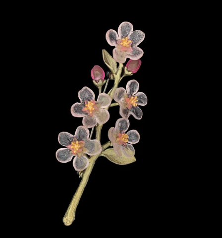 Peach Blossom Brooch