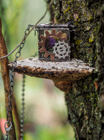 Steampunk Garden Terrarium