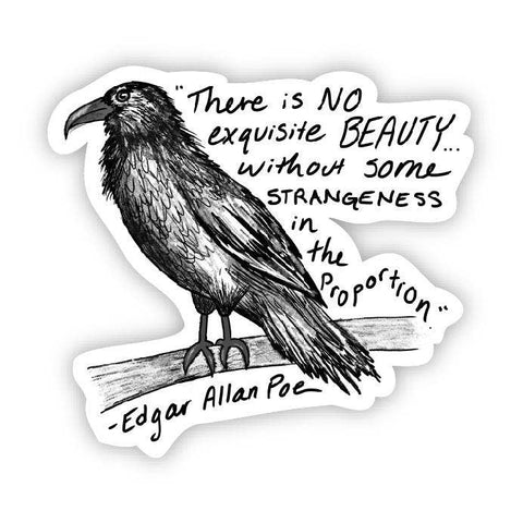 There is No Exquisite Beauty Poe Sticker