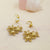Floral Cluster Statement Earrings