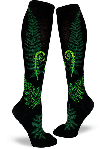 Ferns & Fiddleheads Knee High Socks