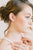 Golden Leaf Cluster Statement Earrings