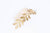 Golden Leaves Hair Comb