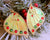 Gold Sparkle Faery Wing Earrings