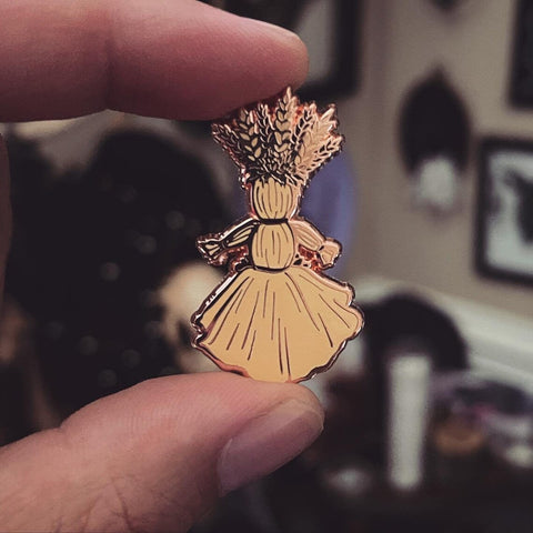 Corn Doll Enamel Pin